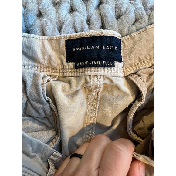 American Eagle flex original straight khaki size 33x32 - Picture 6 of 7